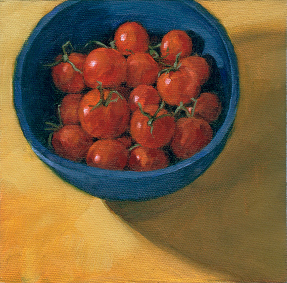Just a Bowl Of Cherries Painting
